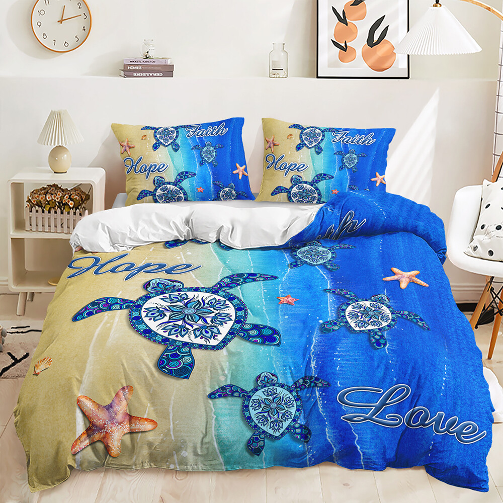 Red Turtle & Lighthouse DH1310009CL Duvet Cover Set