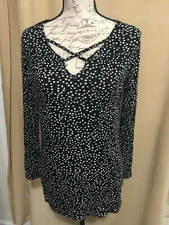 Lily Morgan women long sleeve tunic shirt top blouse size EU S/P, 043WST10