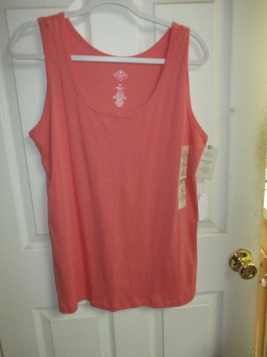 St. John's Bay Women Black Tank Top 3X Plus