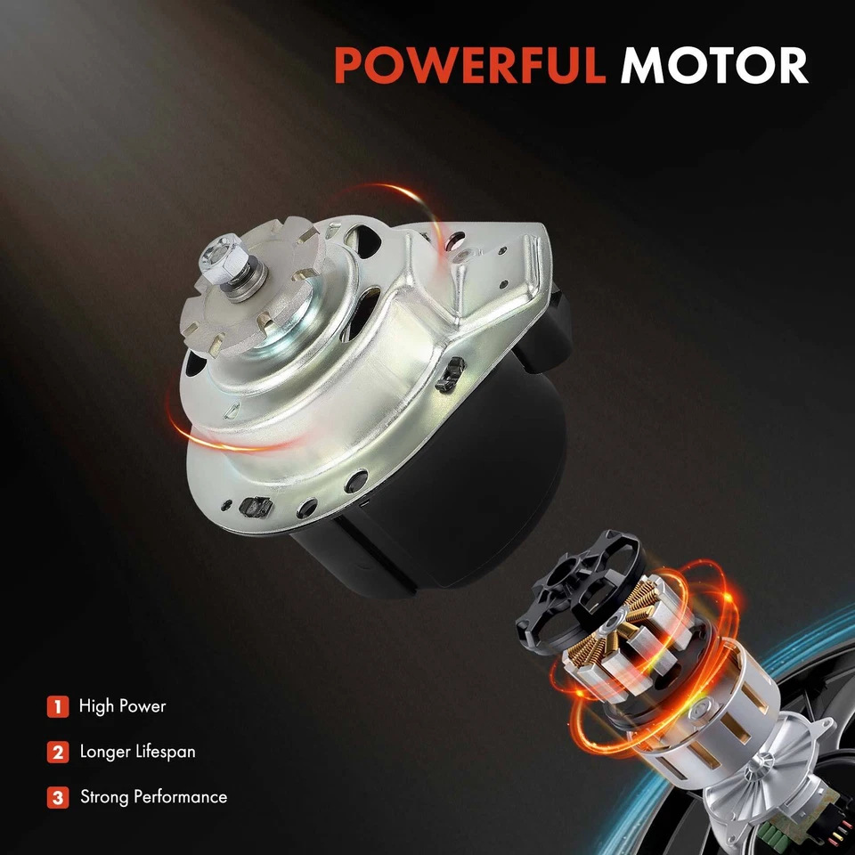 Motor de refrigeración del ventilador del radiador o condensador para Chevy Impala 94-96 Buick Regal Olds Foto 4 de 4