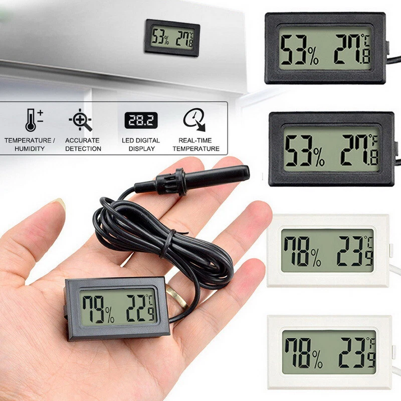 Mini LCD Digital Incubator Egg Hatching Sensor Humidity Hygrometer Meter