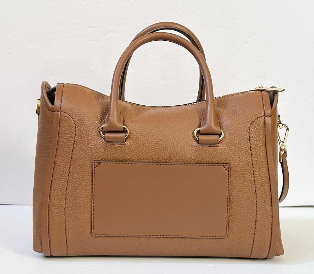 MICHAEL KORS CARINE LARGE TOP ZIP SATCHEL SHOULDER CROSSBODY BAG