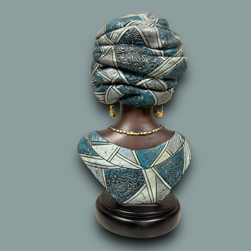 Cor Mulder Frauenbüste Afrika Afrikanerin Figur Wohndeko 26,5cm oder 41cm Frau - 第 15/20 張圖片