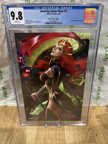Amazing Spider-Man #15 R1C0 Virgin Variant CGC 9.8 comic new slab 2023