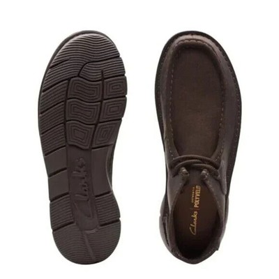 NWB Clarks Colehill Wally Chukka Suede Boots Dark Brown  display picture 1