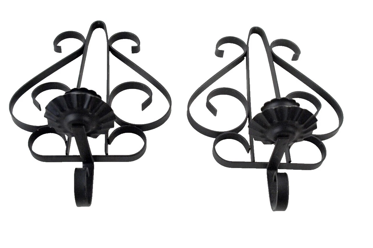 Candelabros Mediterráneo Negro y accesorios