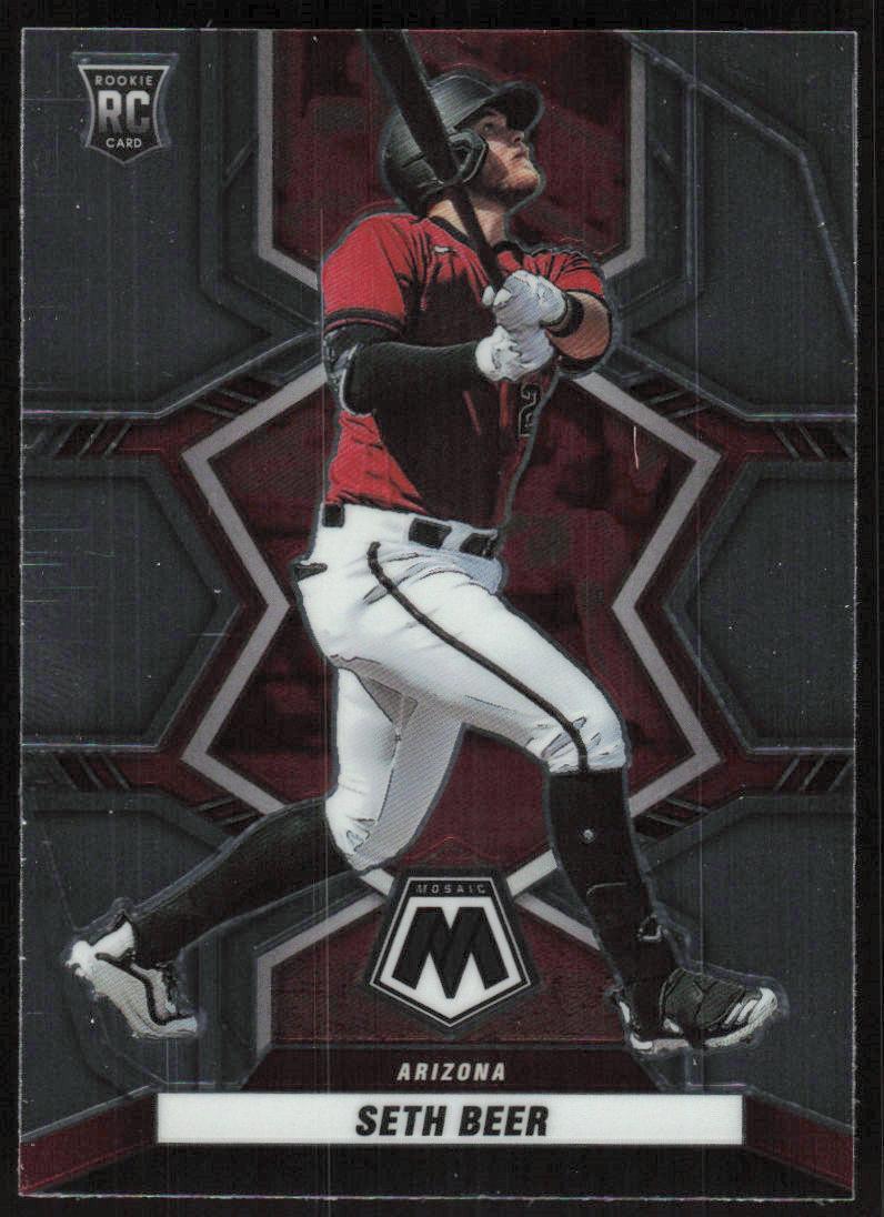 2022 Panini Mosaic 201 Seth Beer Arizona Diamondbacks RC Baseball Card