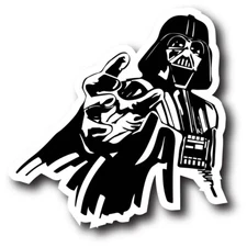 DARTH VADER HELMET DECAL STICKER 3M USA MADE WALL WINDOW CAR STAR WARS TRUCK