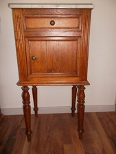 Nachttisch Marmorplatte Original Gründerzeit um 1880 TOP Telefontisch