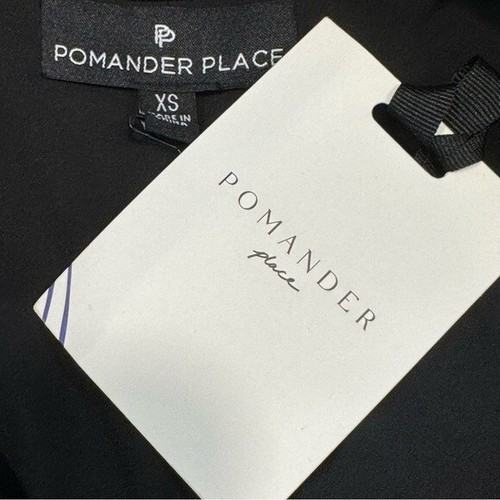 Pomander Place | NEW Samantha Puff Sleeve Mini Dress in Black Size XS - Picture 10 of 10