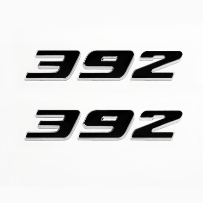 Badge Decal 3D Logo for 392 Aimoll 2pcs 392 Emblem Black Badge Decal 3D Logo for 392 Aimoll 2pcs 392 Emblem Black
