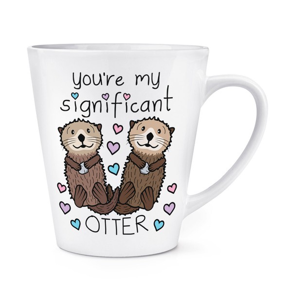 You're My Significant Otter 341Ml Latte Becher Tasse Lustig Weiß Tag Freundin-image