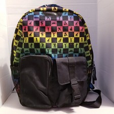 FORTNITE Multicolored BackPack W/Multi Pockets School, Hiking, Overnight Bag