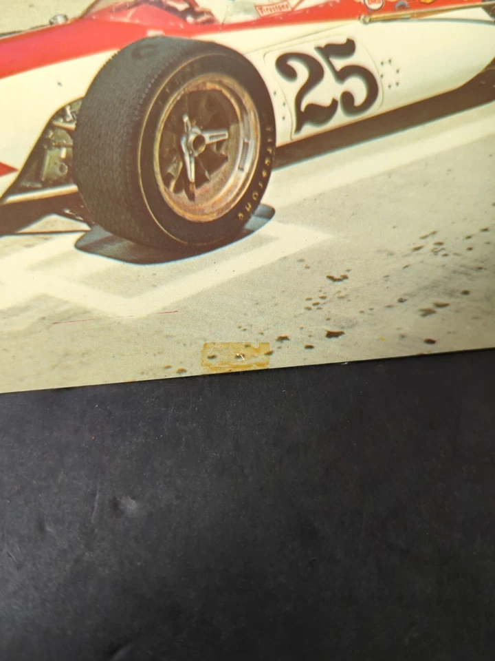 1968 Lloyd Ruby/Gene White Company, 6" x 9" Jumbo Postcard, Indianapolis 500 - Image 2 of 4