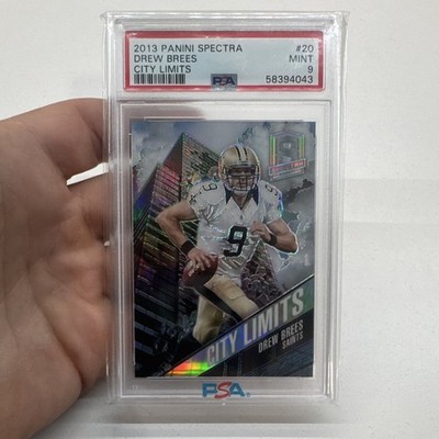 Drew Brees City Limits Jersey # 9/99 PSA 9 New Orleans Saints HOF Panini Spectra
