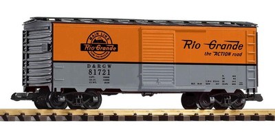 PIKO ~ G Scale ~ New 2026 ~ Denver & Rio Grande D&RGW ~ Steel Boxcar ~ 38809