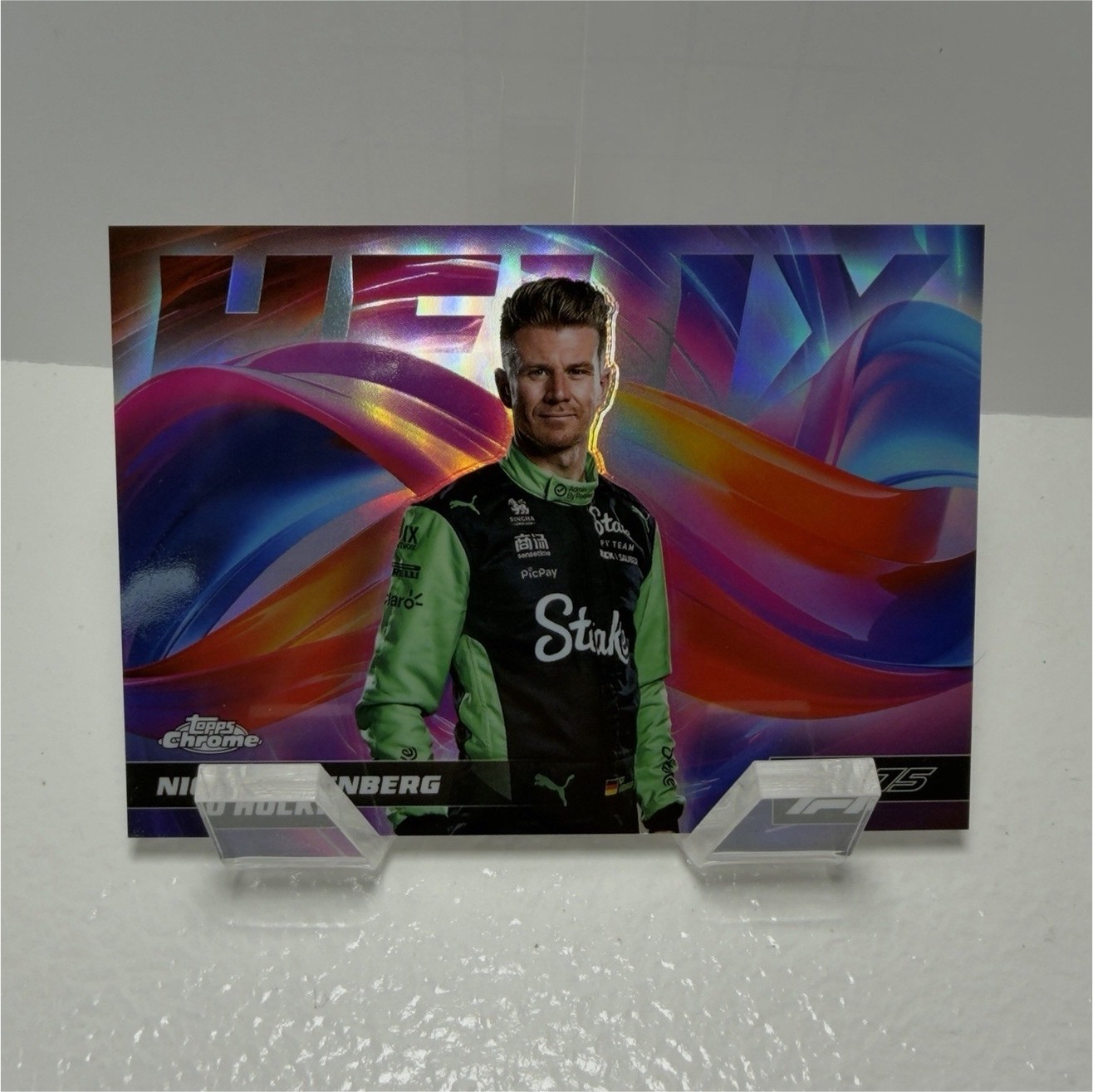 Topps Chrome F1 2025 HLX-19 Helix Nico Hulkenberg Stake F1 Team Kick Sauber