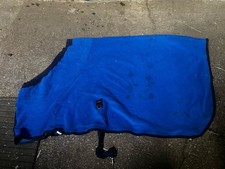 Used Blue Pullover Fleece Horse Rug Size Small (Around 5