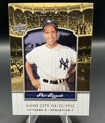 2008 Upper Deck - Multi-Product Insert Yankee Stadium Legacy Phil Rizzuto...