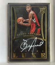 2014-15 Panini Luxe - Autographs Bruno Caboclo #L-BC Gold /10 (AU, RC)
