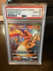 2019 POKEMON SUN & MOON HIDDEN FATES #9/68 CHARIZARD GX HOLO PSA 10