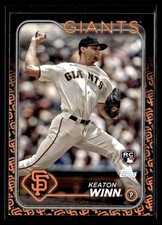 2024 Topps Team Border Keaton Winn Rookie Giants #83
