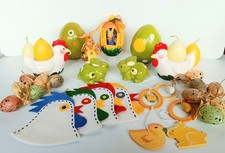 Konvolut Osterdekoration ~ 33 Teile ~ Osterhasen ~ Ostereier ~ top Zustand 