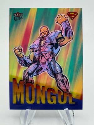 Fleer Ultra Superman MONGUL Blue  95 Retro Acetate Insert #R-25