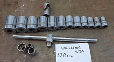 Veg. Williams 12 Inch Drive 14 Piece 12 Point Socket Lot. 3. 38. Srive