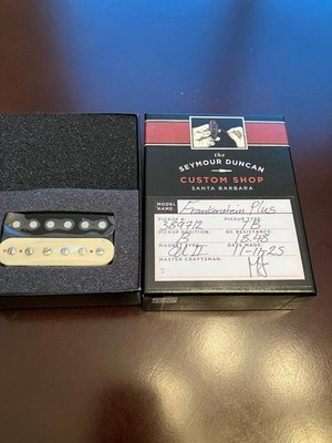 Seymour Duncan Custom Shop Frankenstein Plus Trembucker Zebra No Logo 4 cond