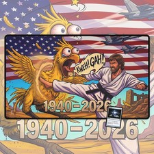 Chuckobo Kick, The Round House King TCG Playmat and Gaming Mousepad