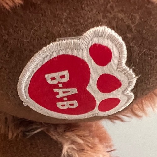 Build A Bear BAB Brown Striped Tabby Cat Plush Stuffed Animal Red Collar - Picture 4 of 4