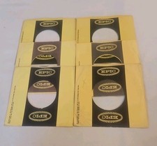 45 RPM 7" RECORD SLEEVES CO. SLEEVE 6 PACK SEE PHOTOS Epic Records SLV338