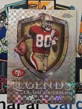 2025 Topps Chrome Football Legends Of The Gridiron Jerry Rice #LOG-21 X-Fractor