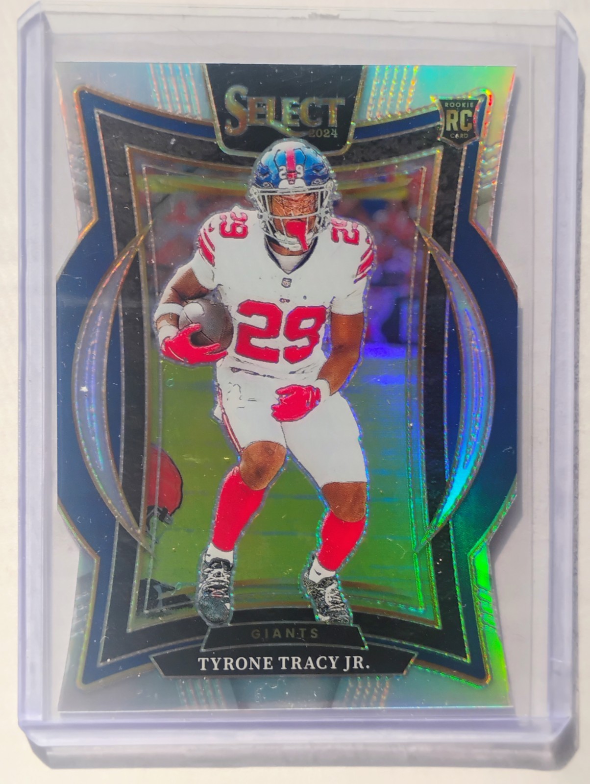 Tyrone Tracy Jr. 2024 Panini Select RC Die-Cut Silver Concourse #61 New York Gia