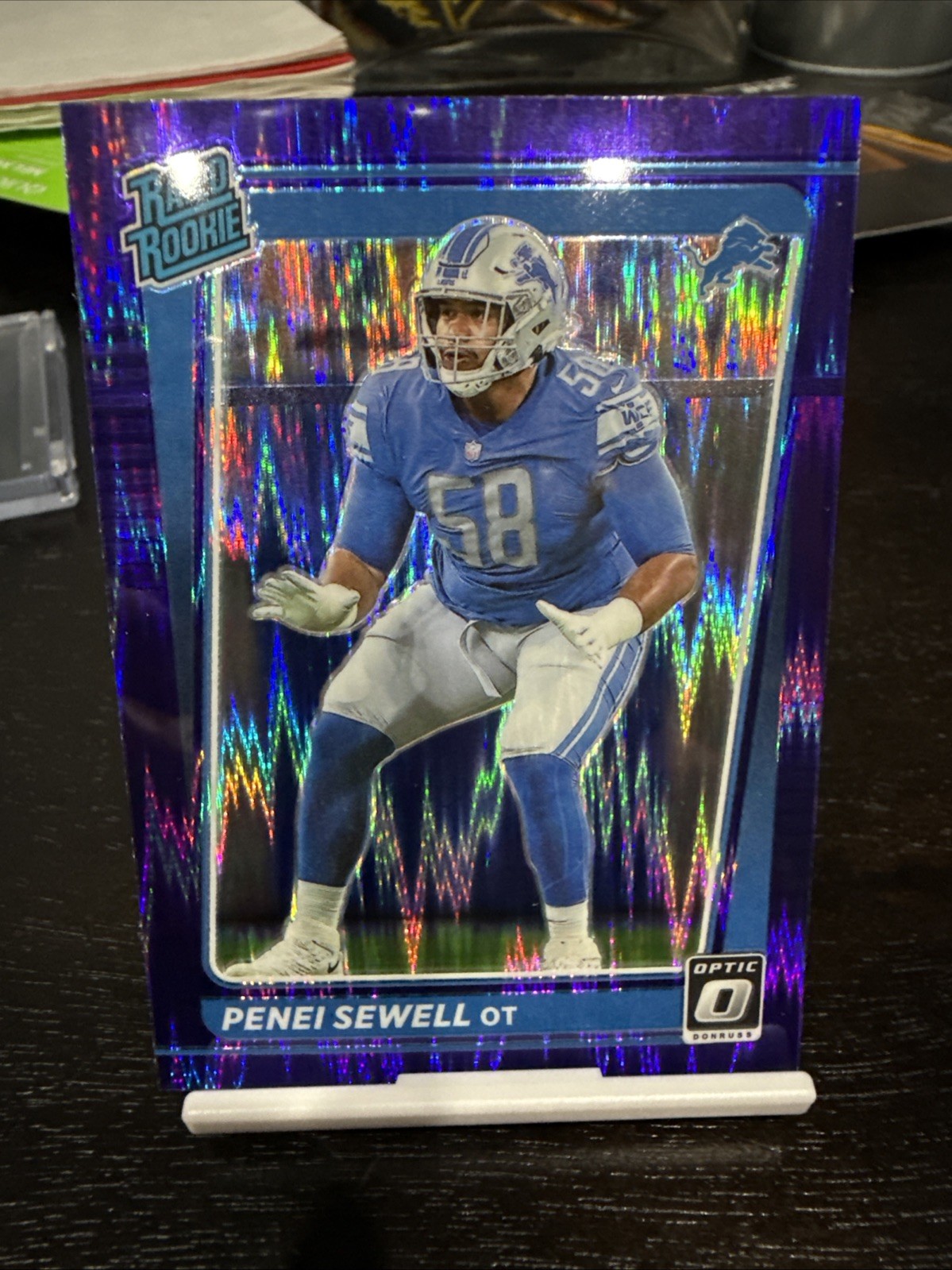Penei Sewell Panini Donruss Optic #260 Purple Shock