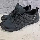 Merrell Bare Access Trail Running Shoes Mens Size 10 Black Gray Vibram Soles