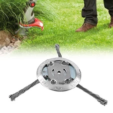 Brush Cutter Weed Eater Trimmer Lawn Mower Grass Trimmer Head Steel Wire 3 Blade
