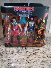 Masters of the Universe Chronicles Ram Man & Fisto Amazon Exclusive Damaged Box