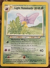 Pokemon Card Light Venomoth 53/105 Neo Destiny Regular on eBay