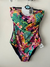 George Swimsuit Size 14 New Sculpt Smooth Shape Tummy Control Bandeau