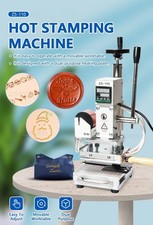 ZS-110 Manual Hot Stamping Machine 10 13cm Leather Embossing and Branding