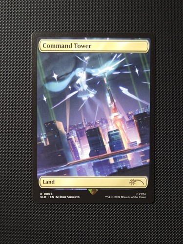 MTG Command Tower 806 Rare Land Secret Lair Drop Hatsune Miku Digital Sensation