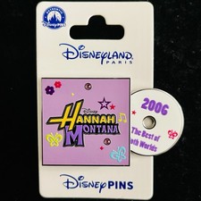 DLP Hannah Montana 2006 CD High School Musical DLRP Disney Afternoon Channel Pin DLP Hannah Montana 2006 CD High School Musical DLRP Disney Afternoon Channel Pin