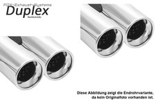  Duplex Komplettanlage ab Kat Mercedes CLK W208 C208 Coupe A208 Cabrio 2x76