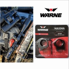 Warne SCOPE RINGS 1" Medium Height Horizontal Split 501M FAST SHIP