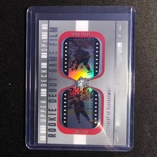 🦷SC 2025-26 UD SPX HOCKEY ROOKIE DEBUT GAME FILM RC RYAN SUZUKI #DN-9