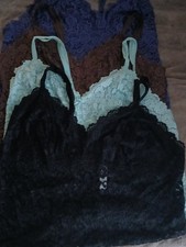1 - Brown Vintage Cabernet Lace Cami - 3X Style 4231