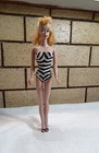 Vintage Barbie Doll #4 Blonde Ponytail with Case and Clothes Lot