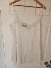 Lipsy Ivory Satin And Lace Underslip/nightie. Size 14